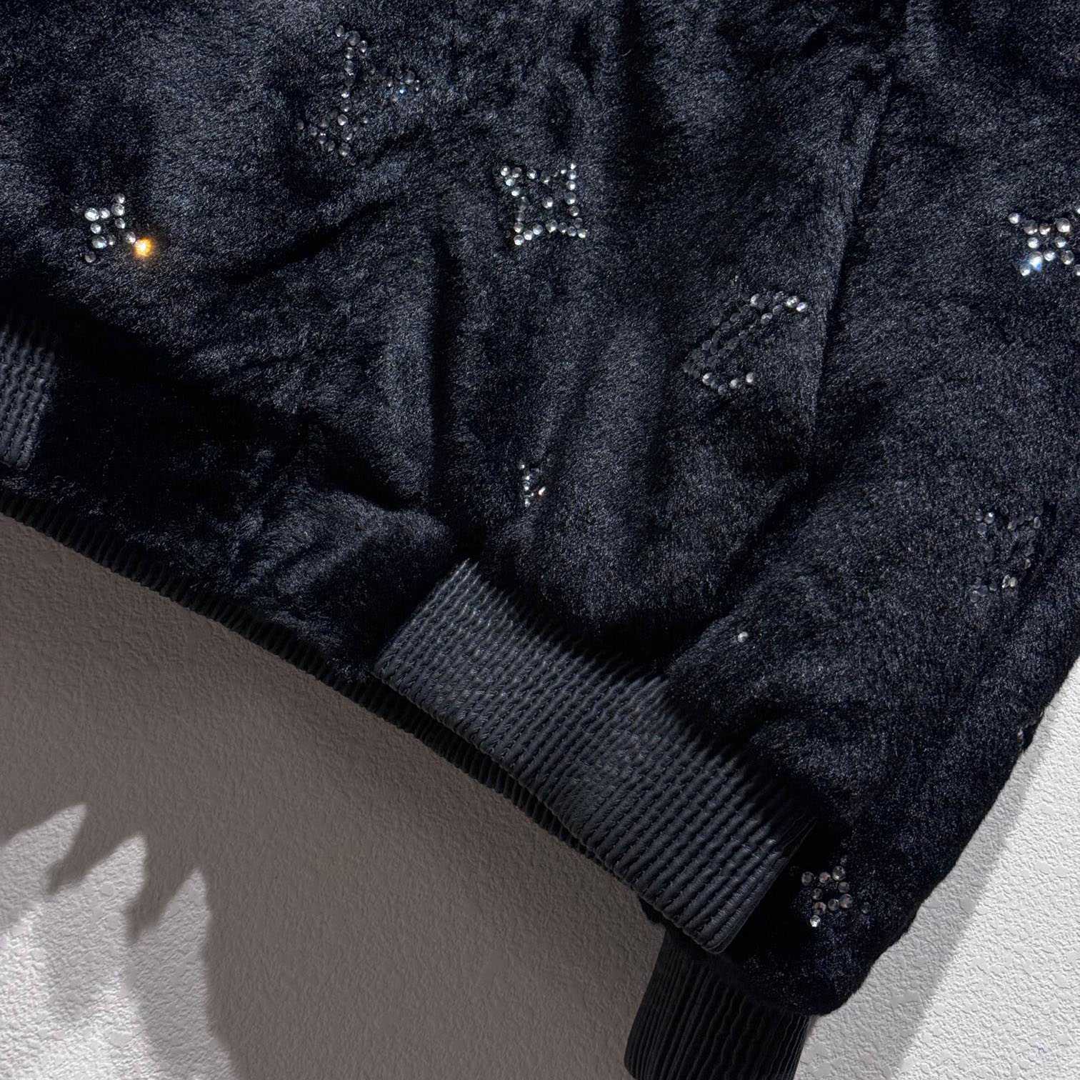 Louis Vuitton MNG Embellished Shearling Hoodie - 