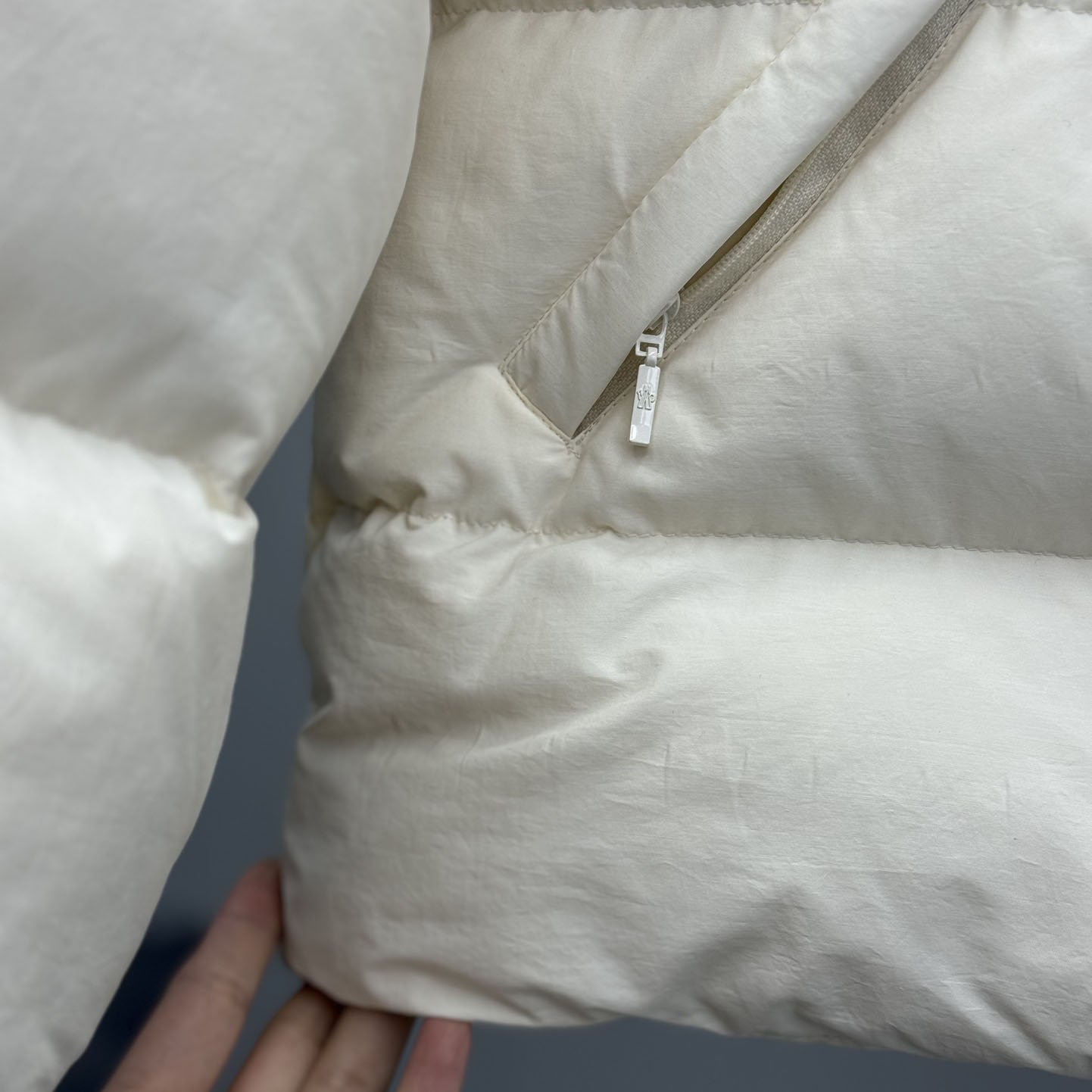 Moncler Auffrique  Velvet-trimmed Down Jacket - DesignerGu