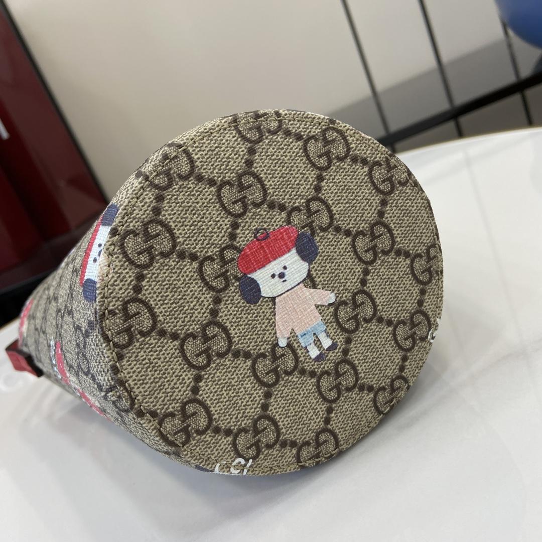 Gucci Children's Printed GG Bucket Bag  - 