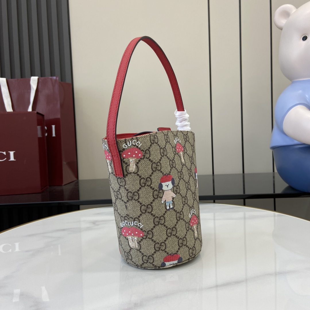 Gucci Children's Printed GG Bucket Bag  - 