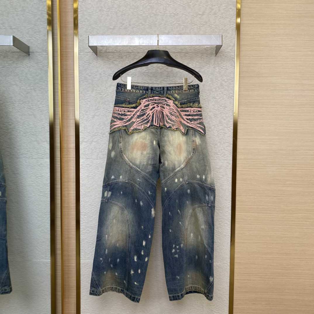 Acne Studios Loose Fit Denim Trousers  - 