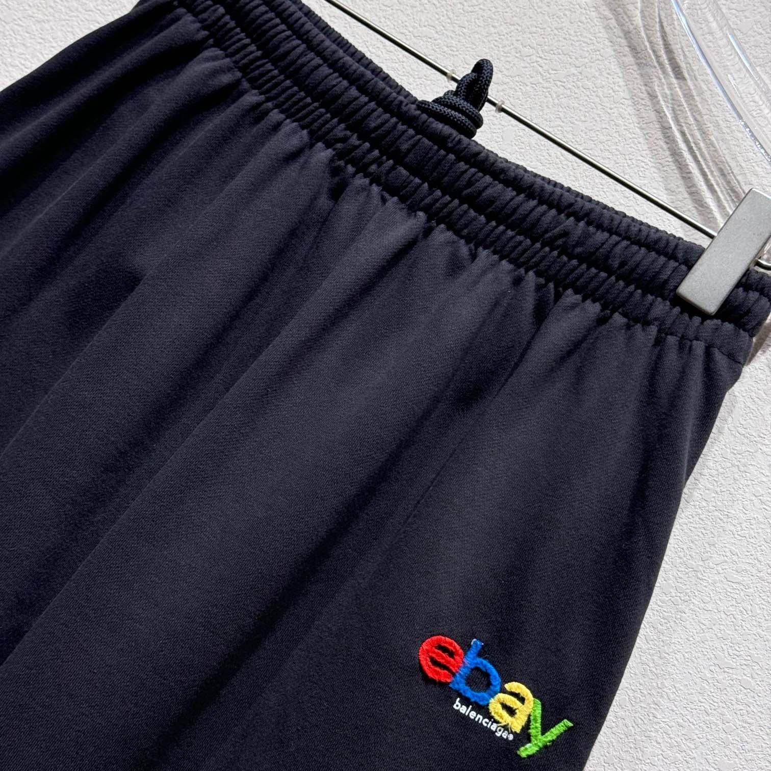 Balenciaga eBay Baggy Sweatpants In Washed Black  - 