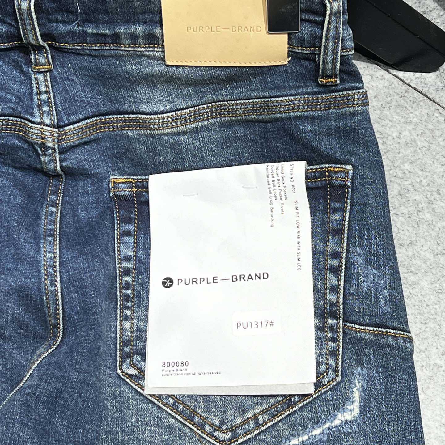 Purple-Brand Jeans   PU1317 - 