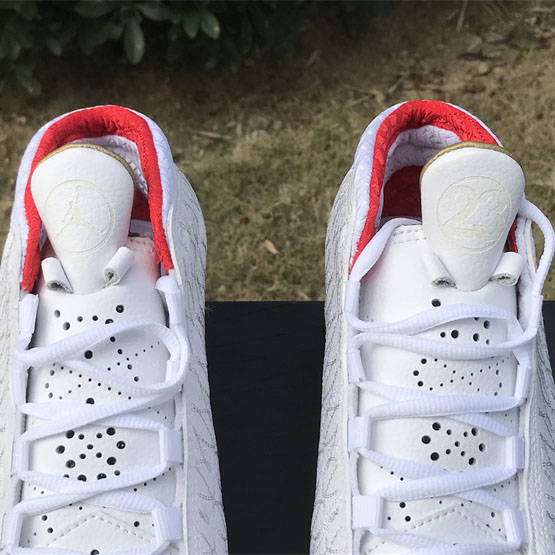 Jordan Air Jordan 23 White Varsity Red Sneaker   318376-161 - 