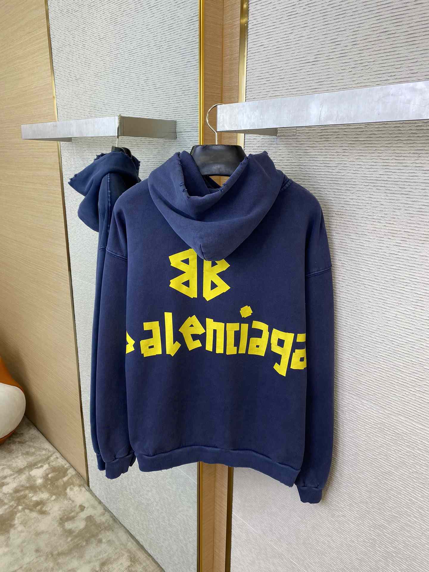 Balenciaga Faded Tape Type hoodie - DesignerGu