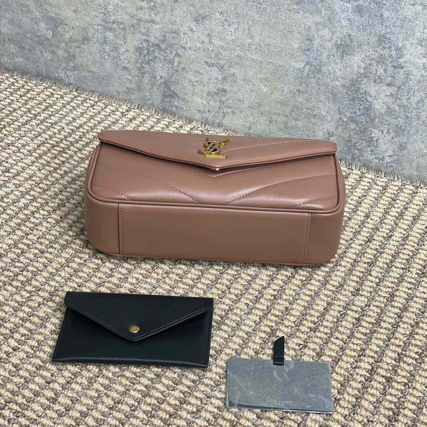 Saint Laurent Loulou Small In Matelasse Lambskin - 