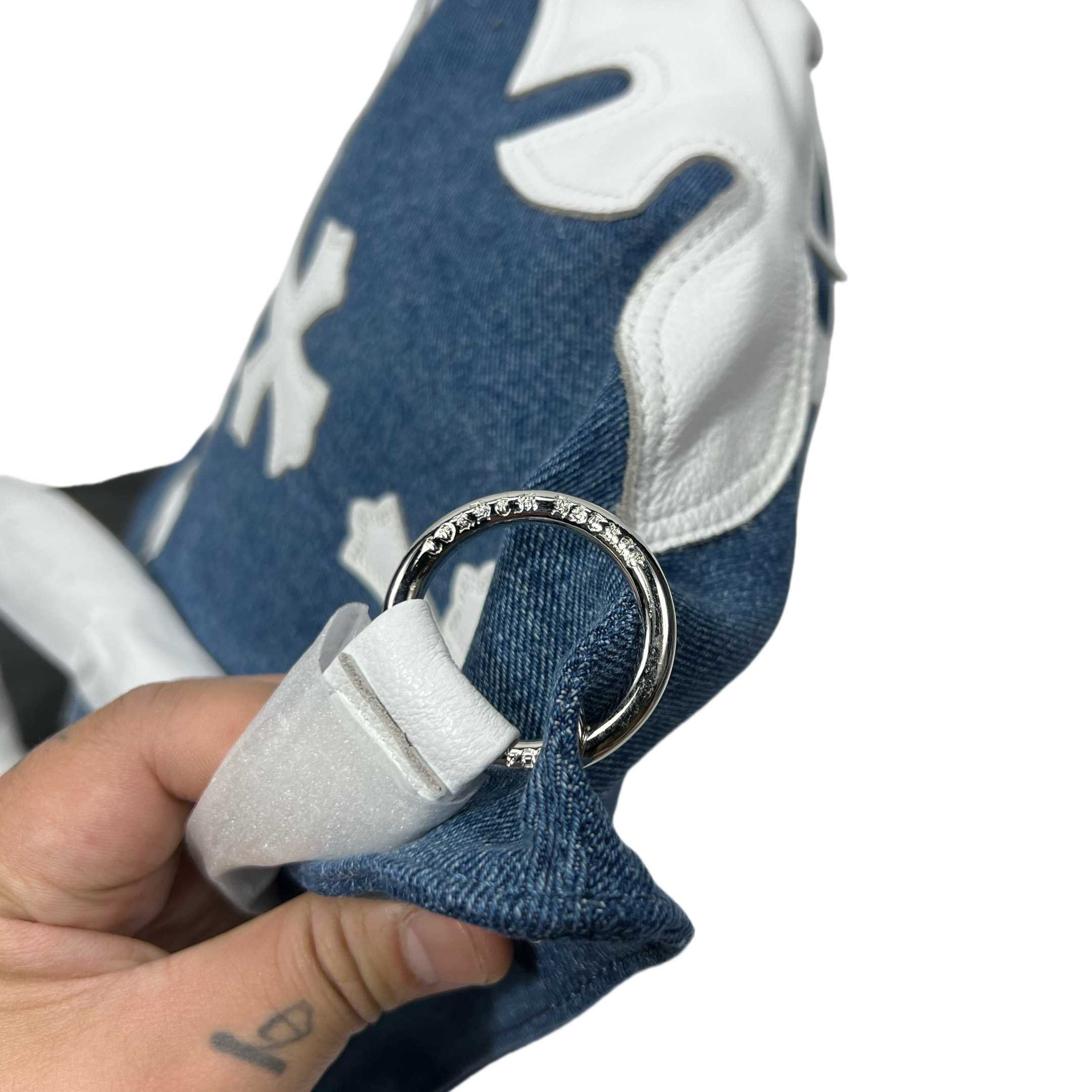 Chrome Heart Denim Shoulder Bag  (40-30-11cm) - 