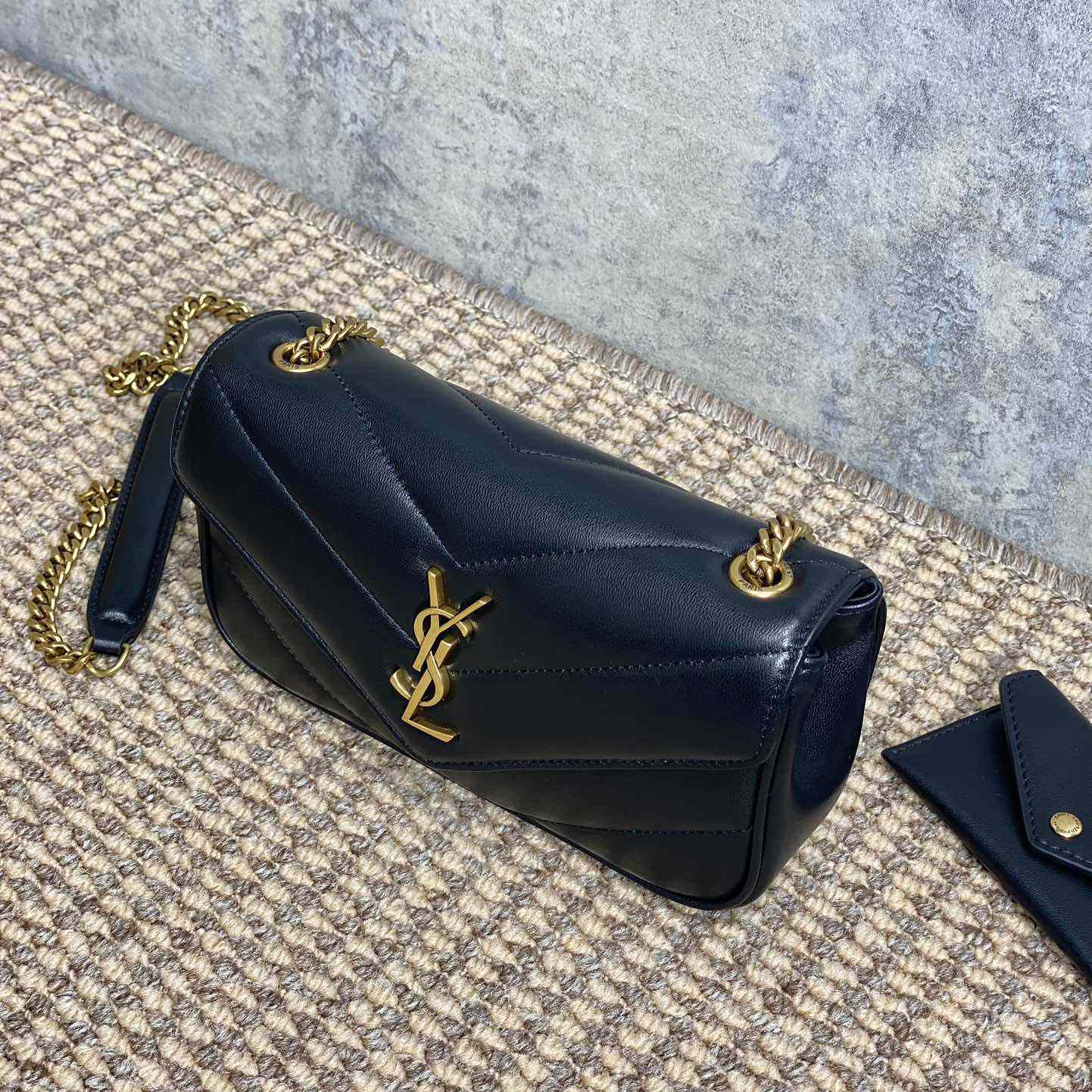 Saint Laurent Loulou Mini In Lambskin - 