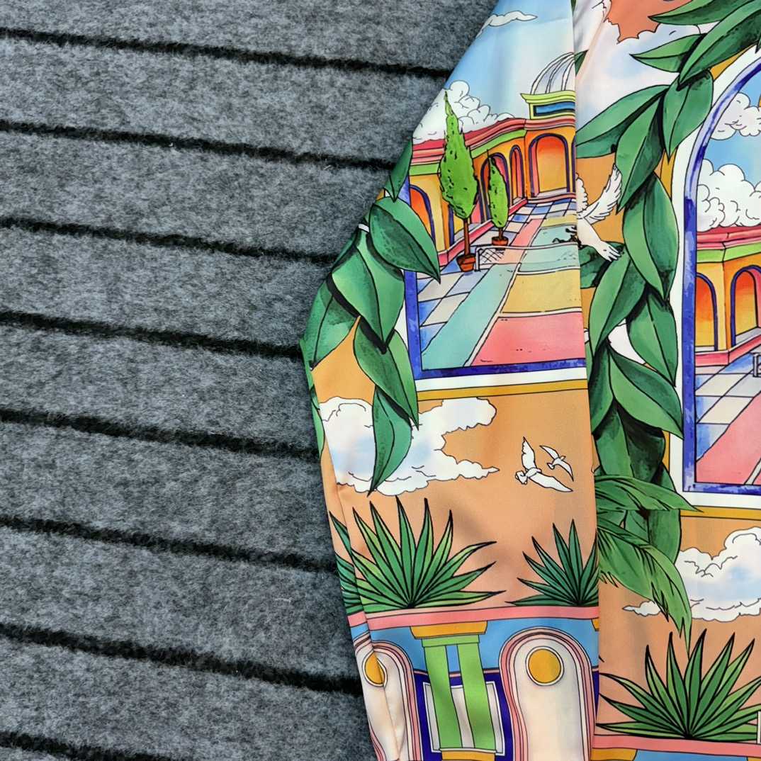 Casablanca Male Multi Silk Shirts - 