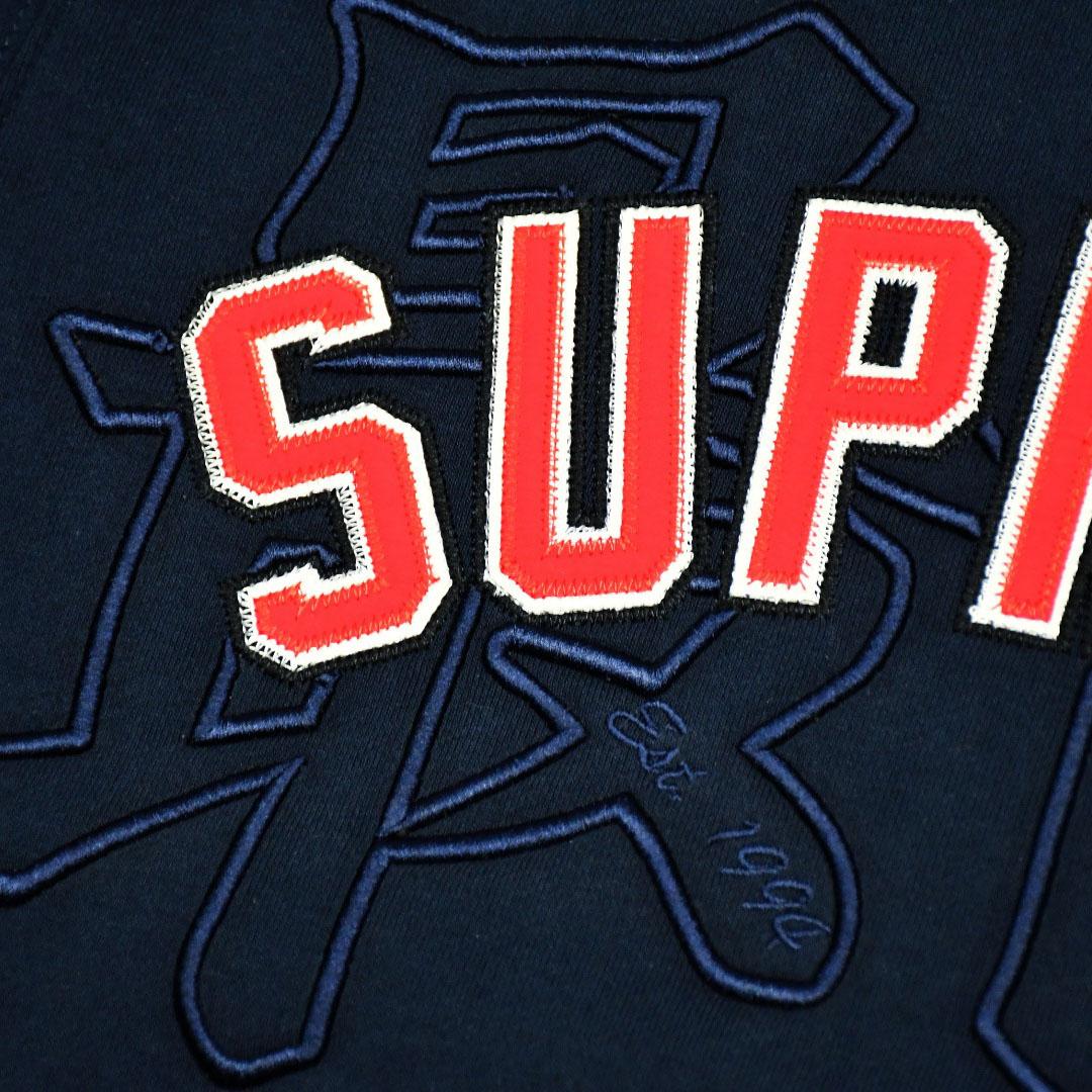 Supreme Kanji Logo Crewneck 'Navy blue' - 