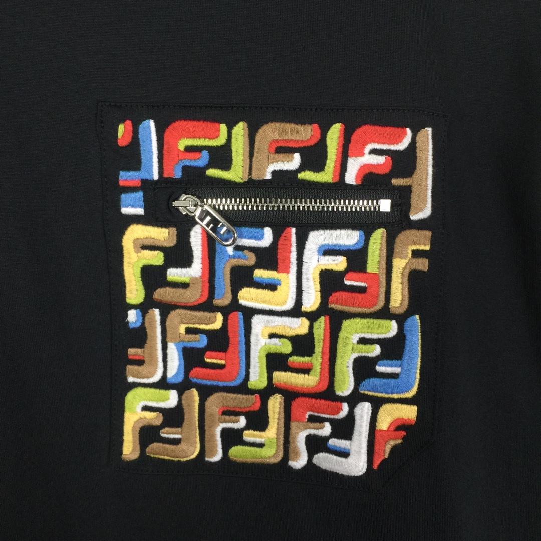Fendi Lunar New Year Black Cotton T-shirt - 
