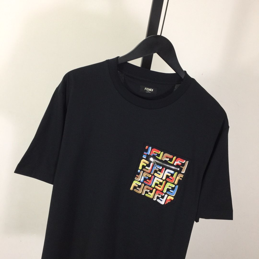 Fendi Lunar New Year Black Cotton T-shirt - 