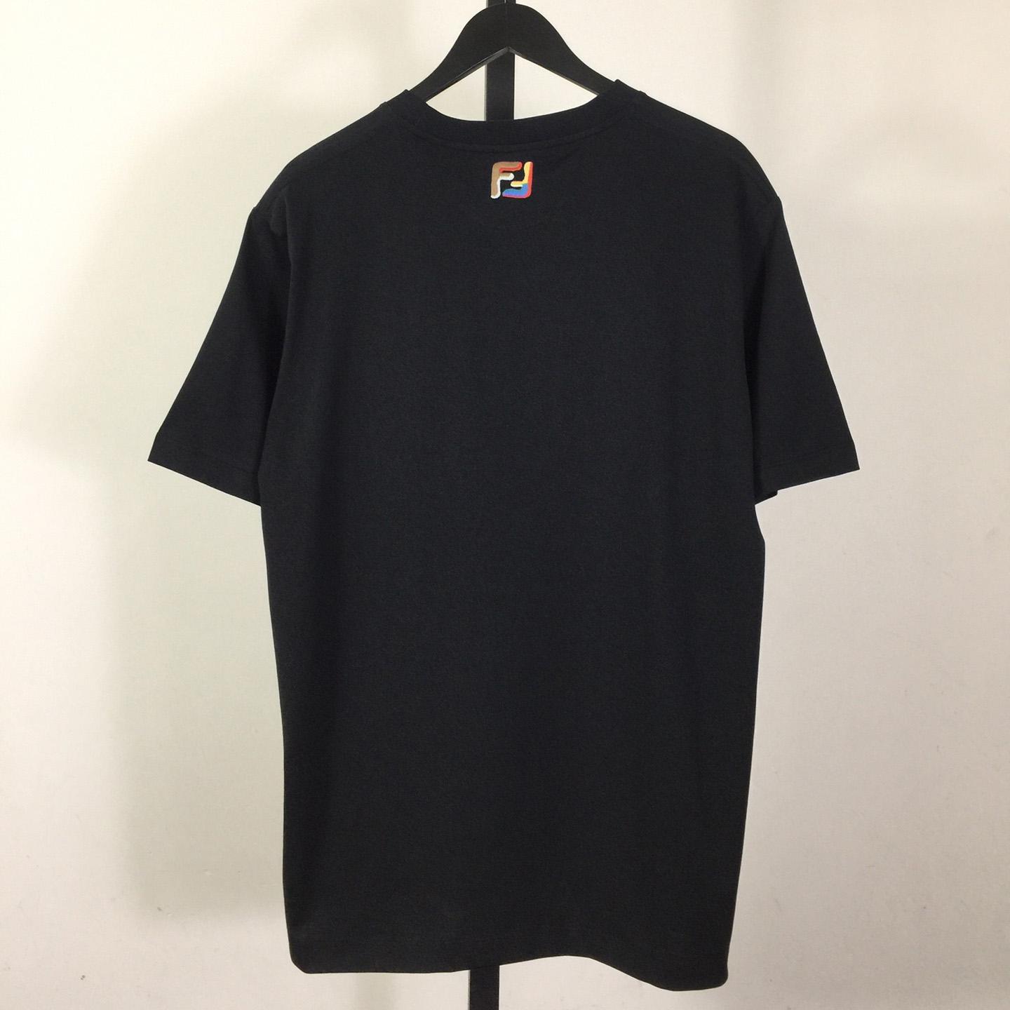 Fendi Lunar New Year Black Cotton T-shirt - 
