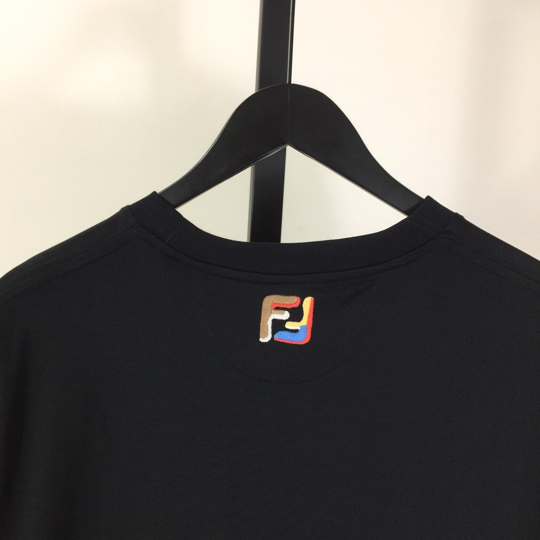 Fendi Lunar New Year Black Cotton T-shirt - 