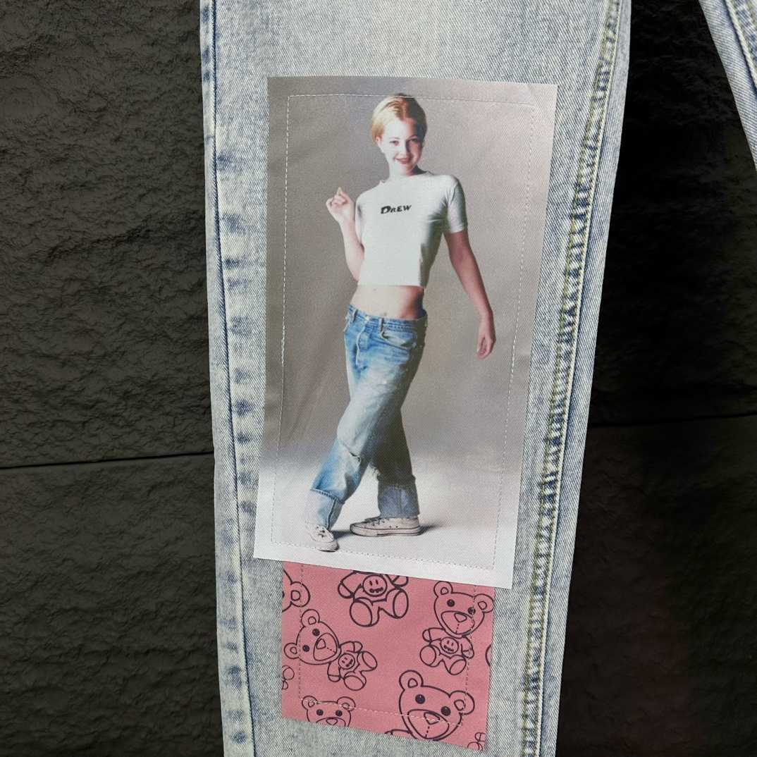 Japanese Brand × Streetwear × Vintage jeans Patch Design Pants - DesignerGu