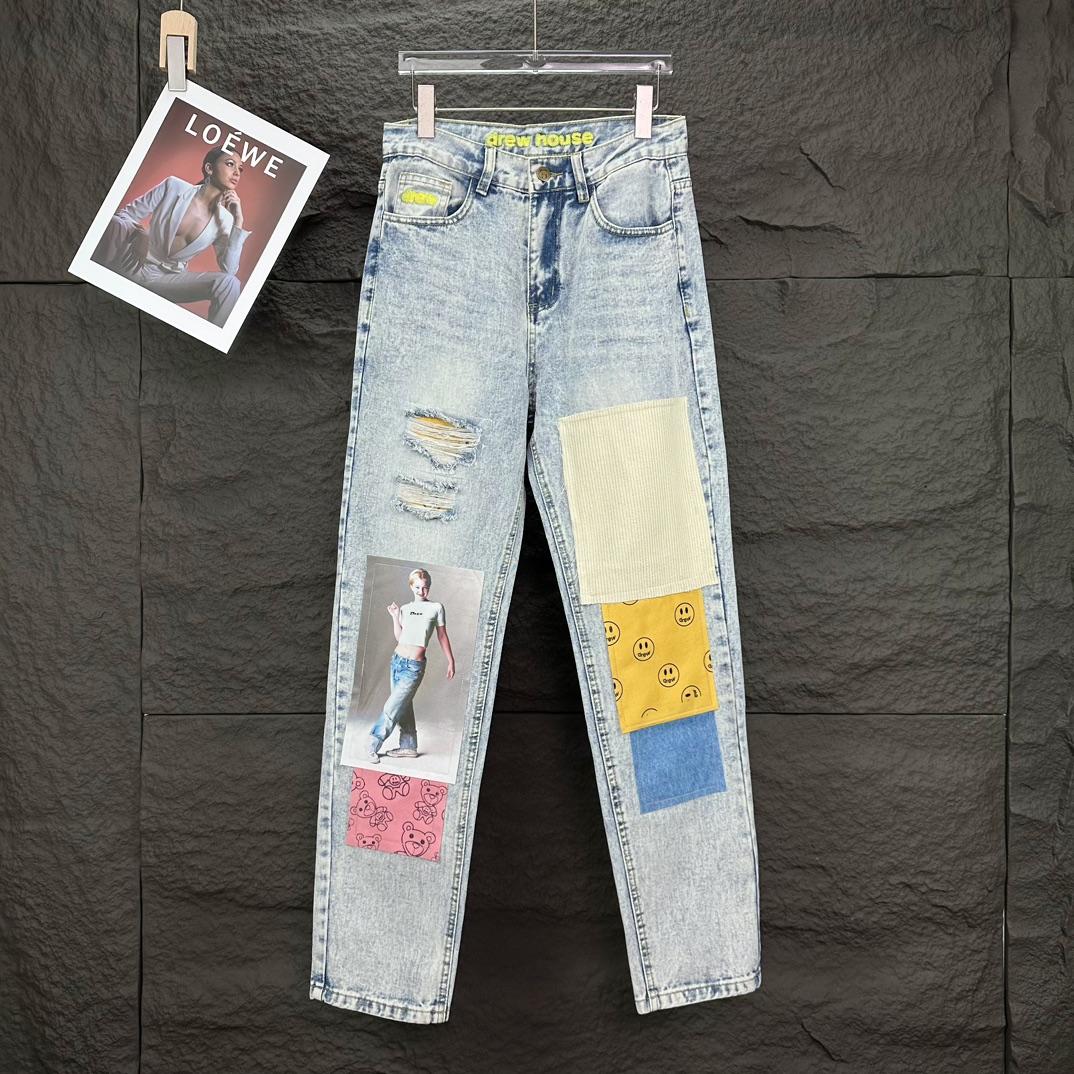 Japanese Brand × Streetwear × Vintage jeans Patch Design Pants - DesignerGu