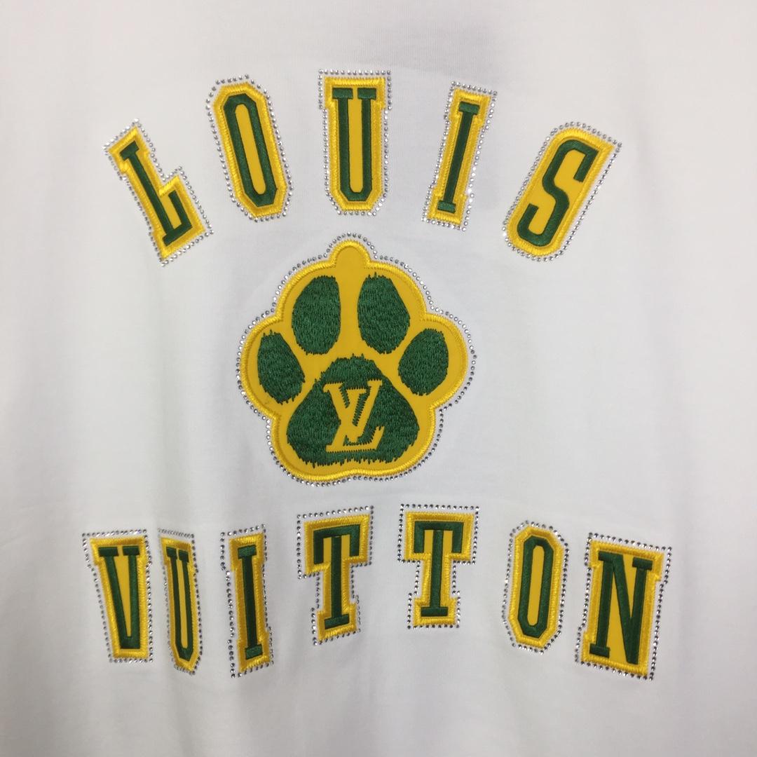 Louis Vuitton Embellished Short-Sleeved Cotton Crewneck - 