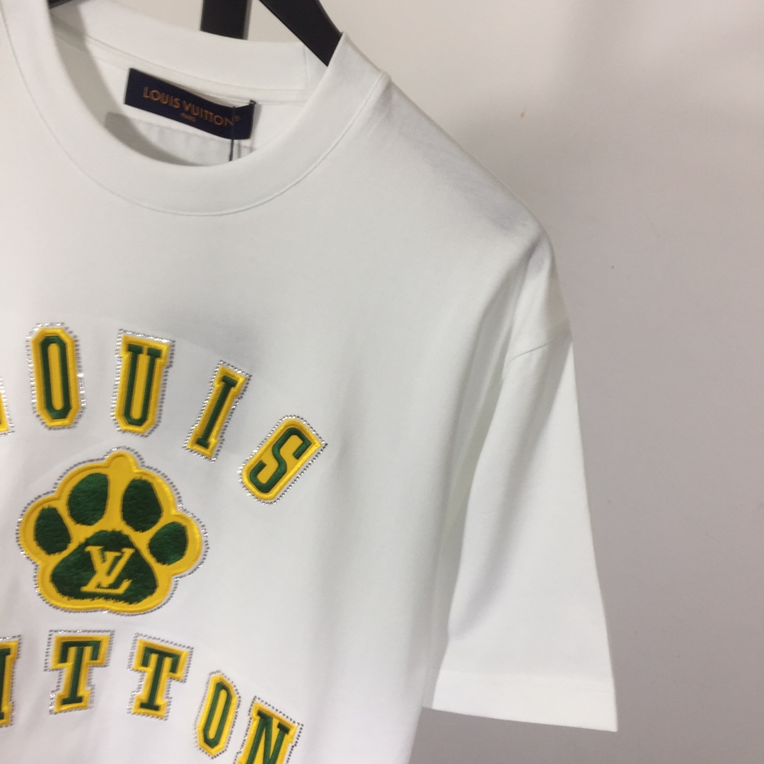 Louis Vuitton Embellished Short-Sleeved Cotton Crewneck - 