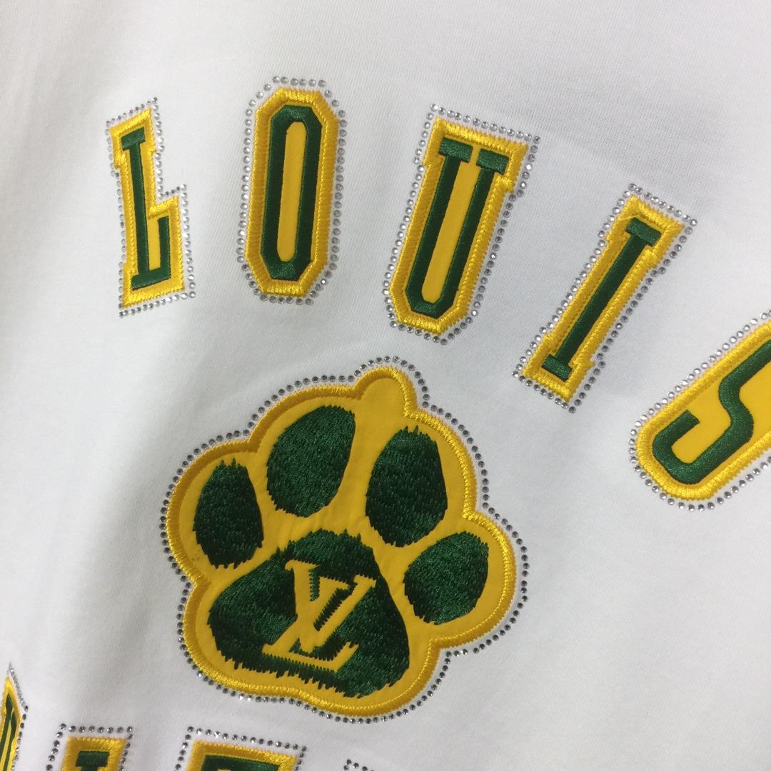 Louis Vuitton Embellished Short-Sleeved Cotton Crewneck - 