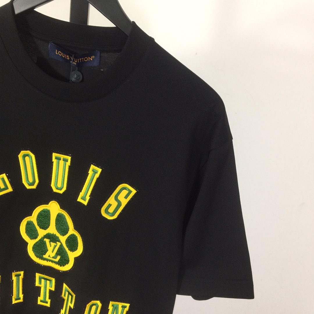 Louis Vuitton Embellished Short-Sleeved Cotton Crewneck - 