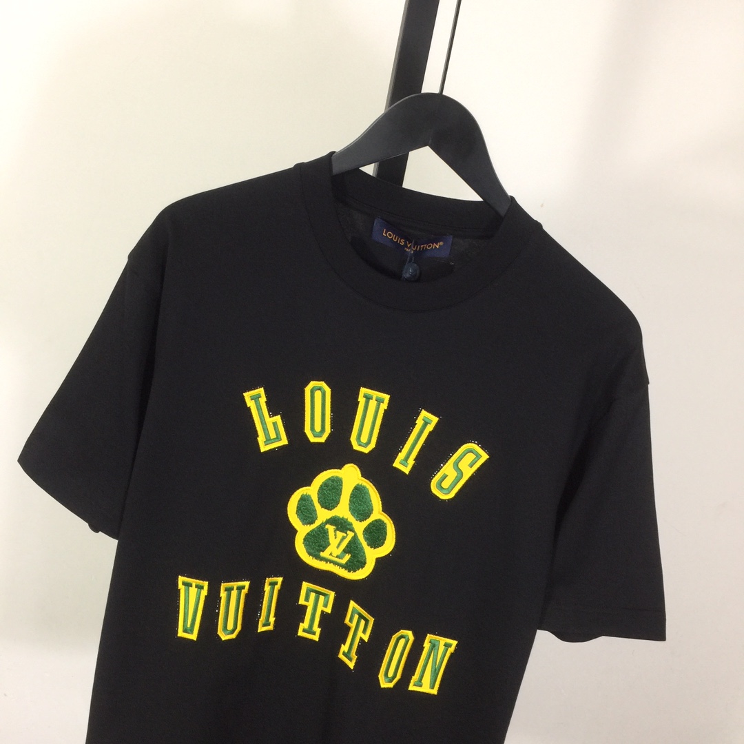 Louis Vuitton Embellished Short-Sleeved Cotton Crewneck - 