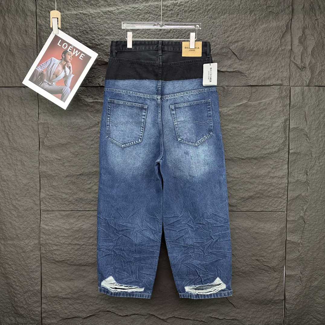 Balenciaga Cut-Up Baggy Pants - 