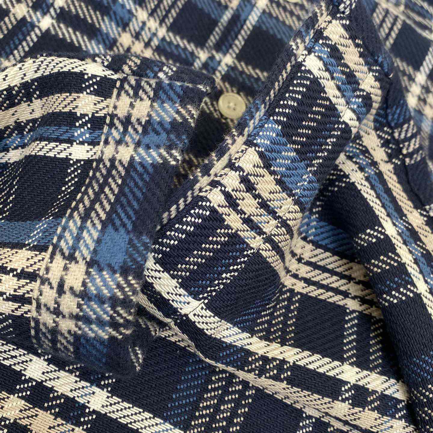 Celine Loose Lumberjack Shirt In Check Cotton - 