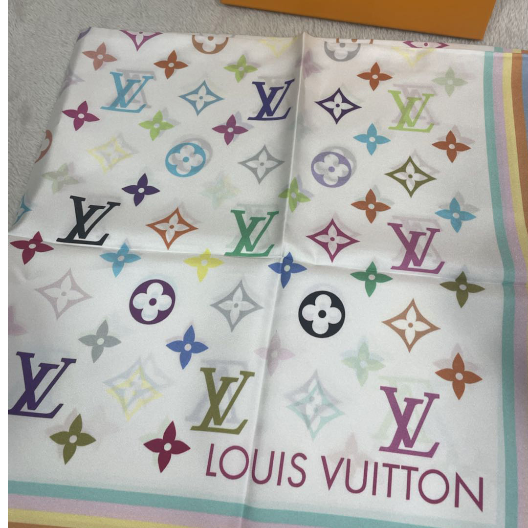 Louis Vuitton LV x TM Monogram Multicolor Square 90  M96095  M94967 - DesignerGu