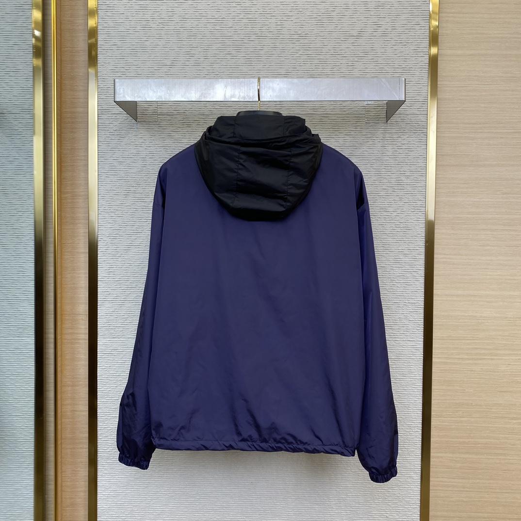 Prada Re-Nylon Reversible Hooded Jacket - 