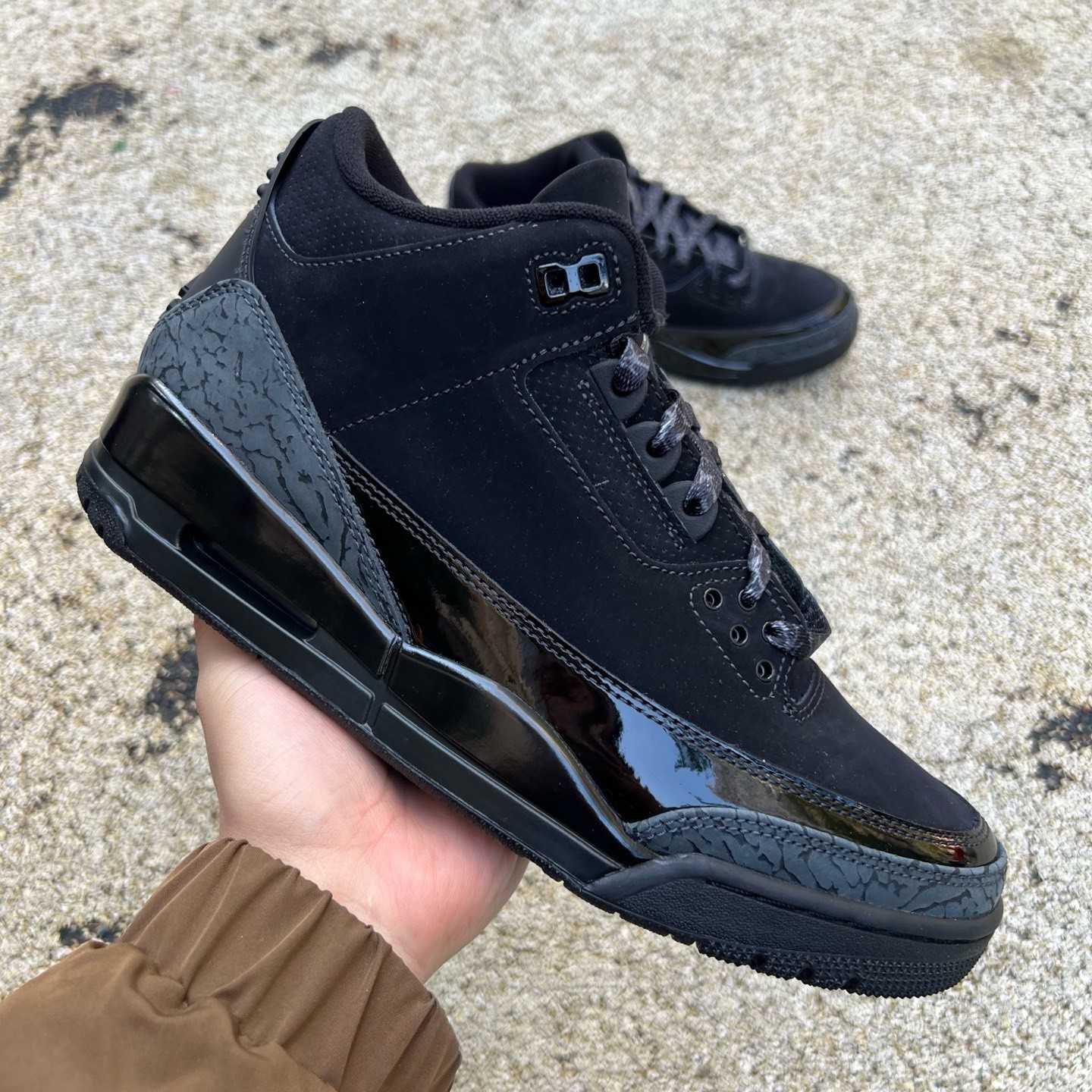 Air Jordan 3 “Black Cat” Basketball Shoes    CT8532-001 - 