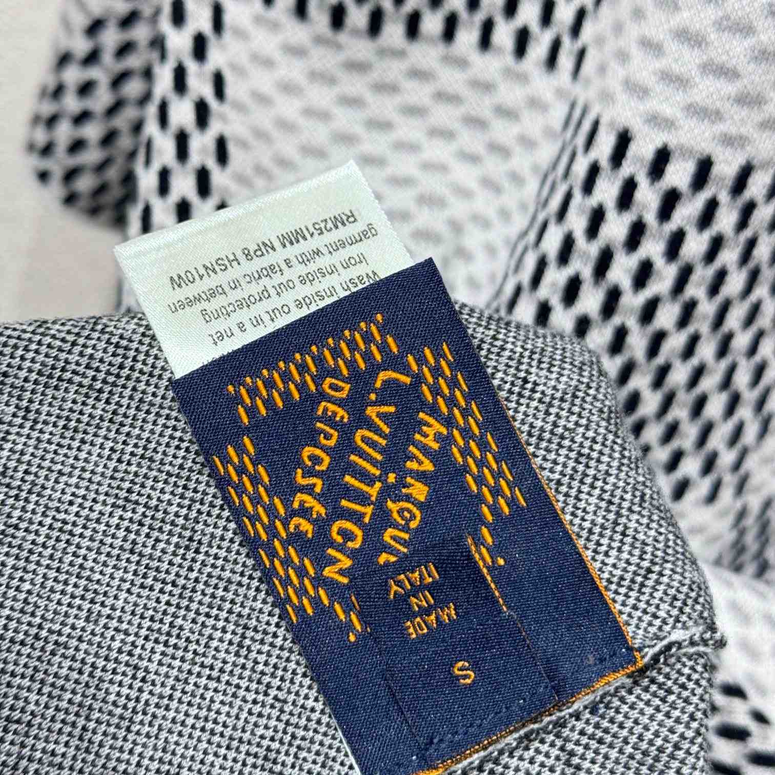 Louis Vuitton Damier Jacquard Short-Sleeved Crewneck   1AHEB7 - 