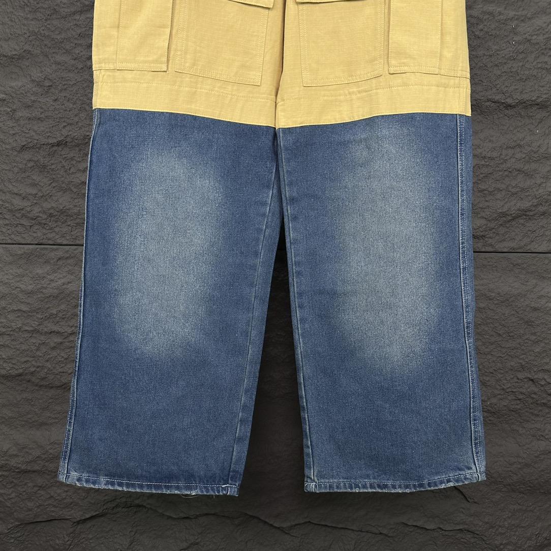 Balenciaga Patched Cotton Cargo Pants - 