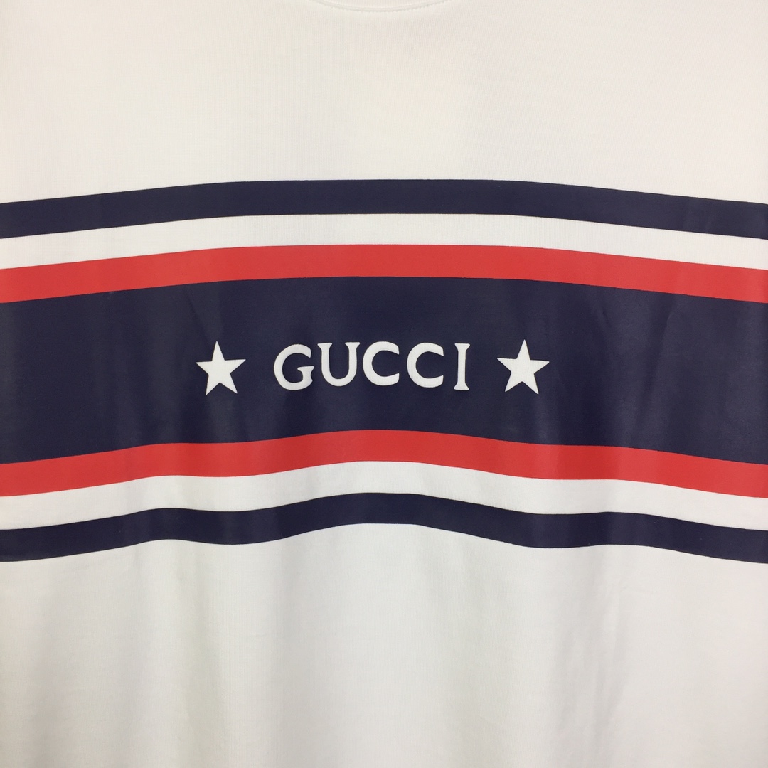 Gucci Cotton Jersey Printed T-shirt   - 
