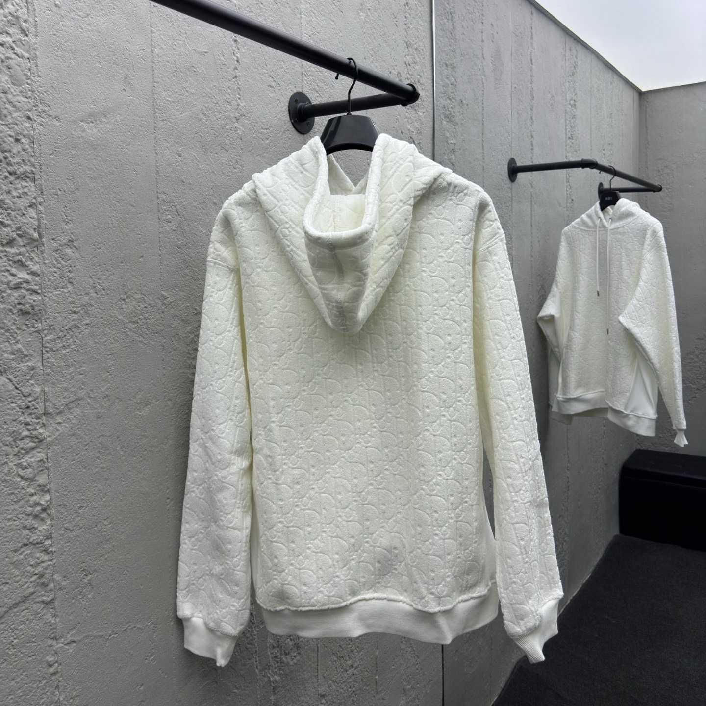 Dior Oblique Relaxed-Fit Hooded Sweatshirt    - 