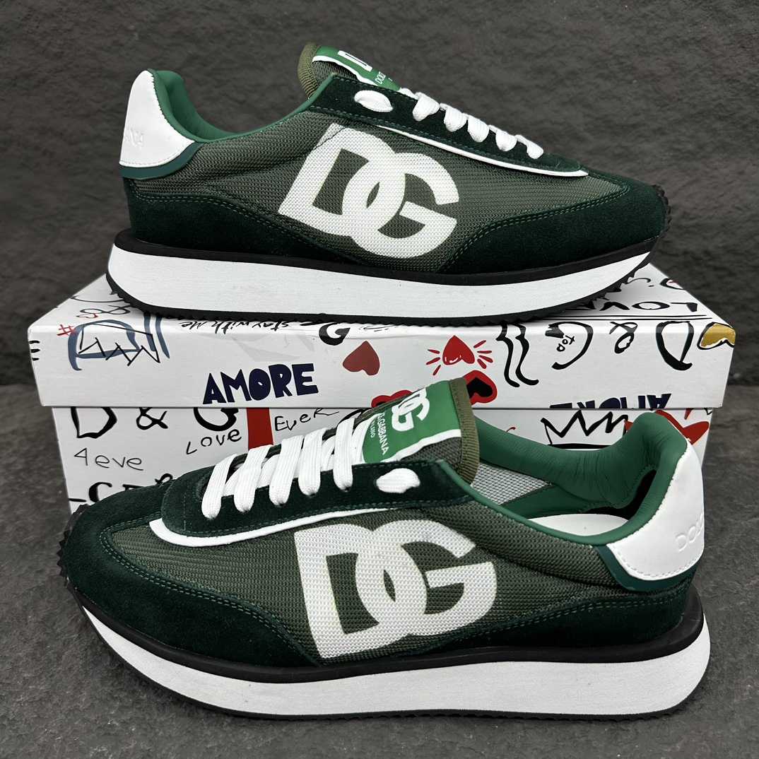 Dolce & Gabbana Mixed-material DG CUSHION Sneakers  - 