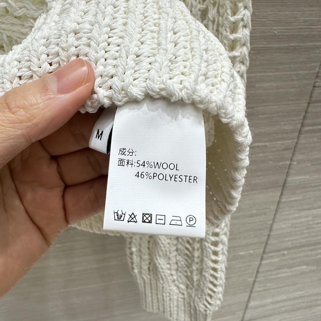 Brunello Cucinelli Jute And Cotton Cable & Mesh Sweater - 