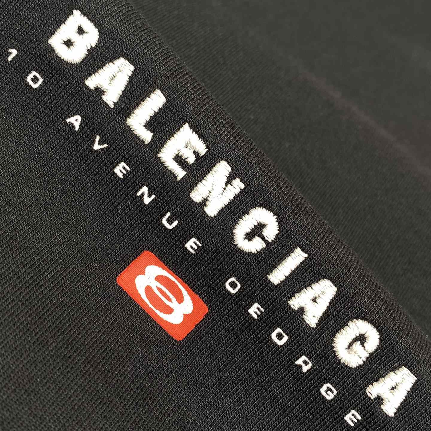 Balenciaga Unity Sport Long Sleeve Shirt Collar Polo In Faded Black - 
