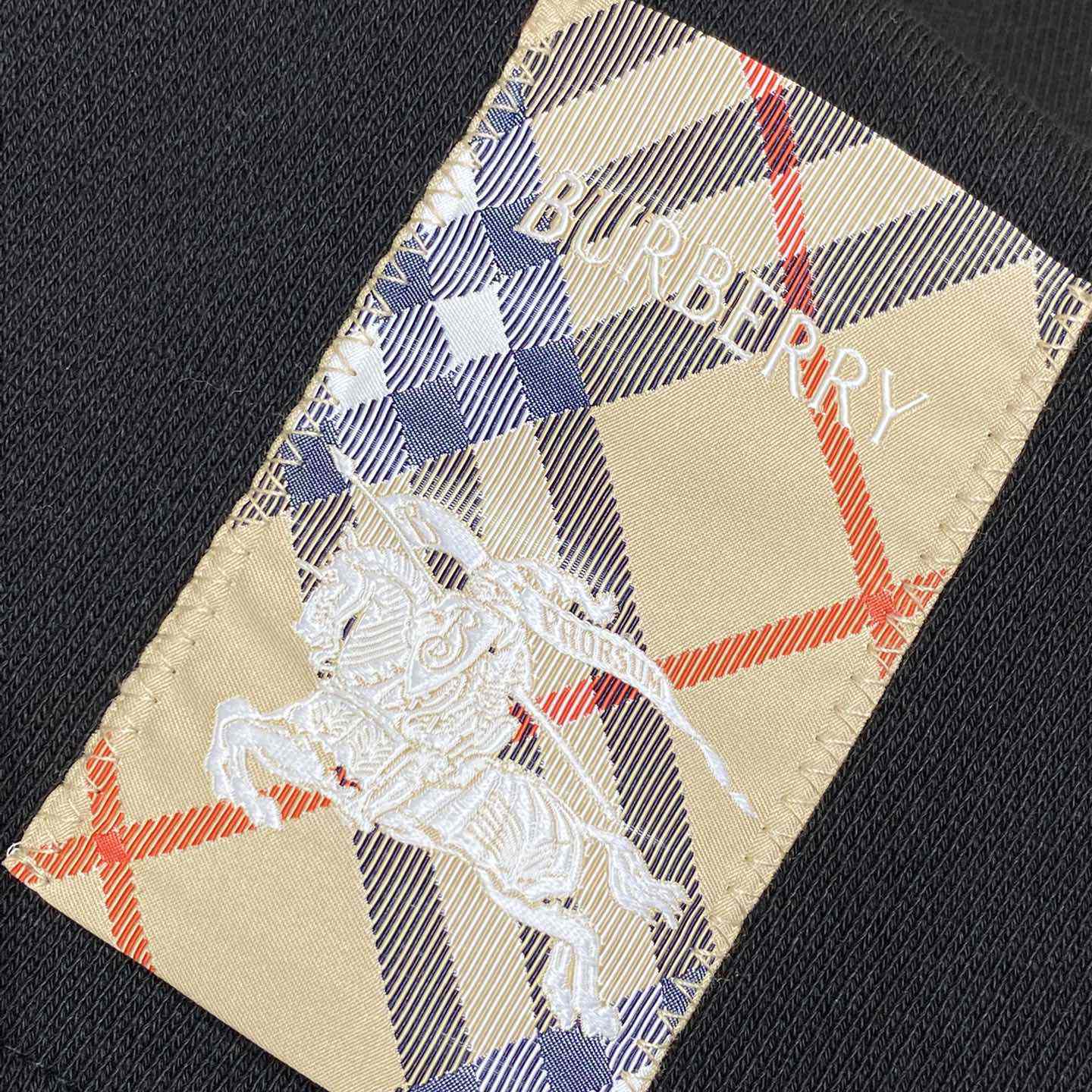 Burberry Check Label Cotton Zip Hoodie - 