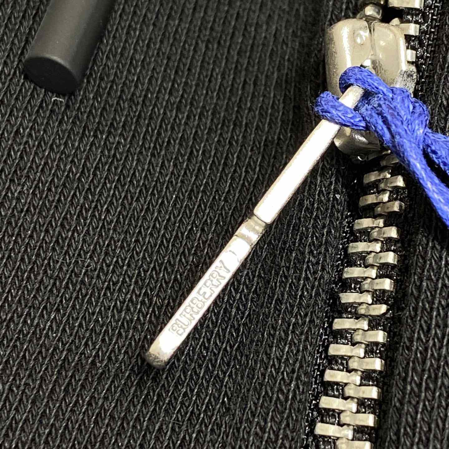 Burberry Check Label Cotton Zip Hoodie - 