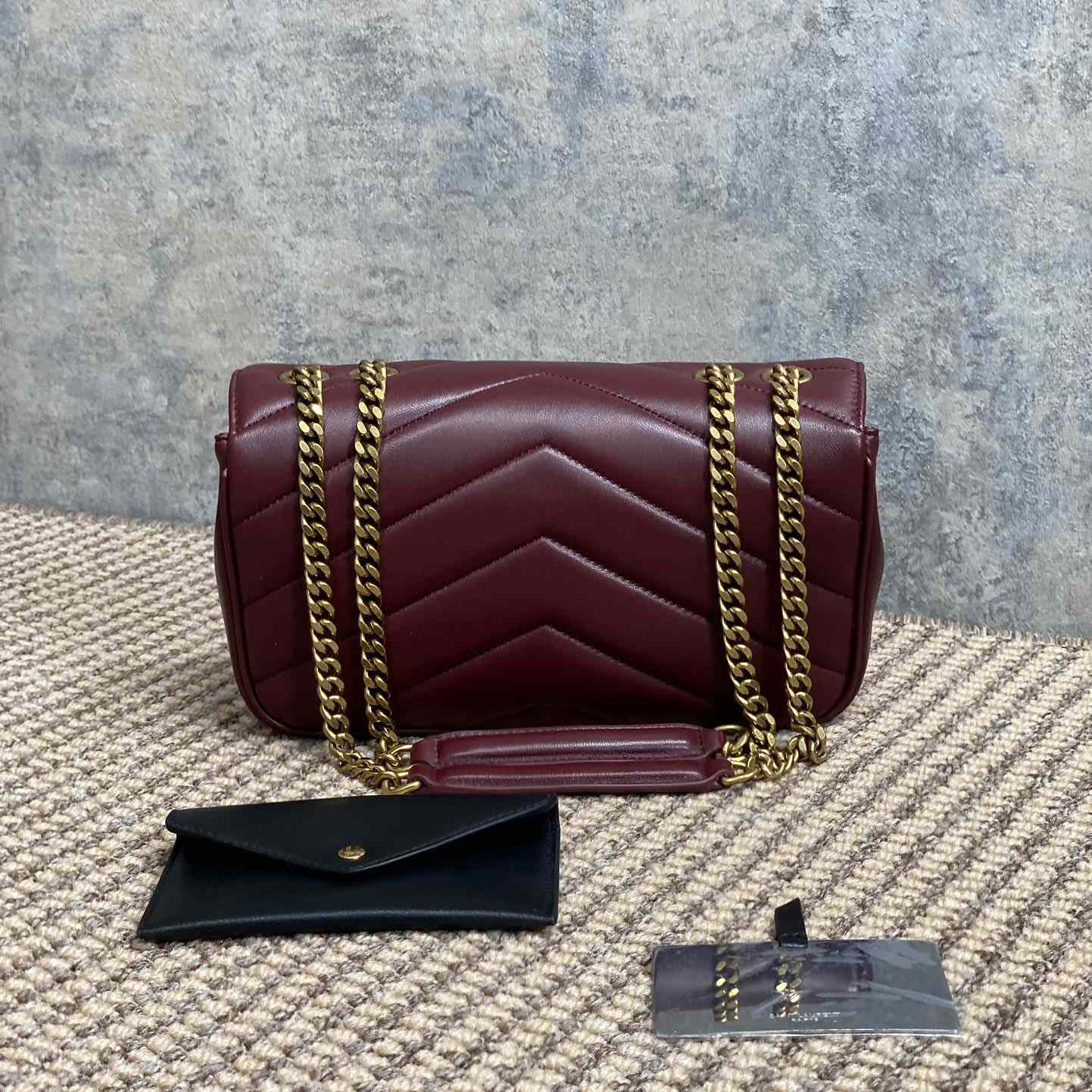 Saint Laurent Loulou Small In Matelasse Lambskin - 