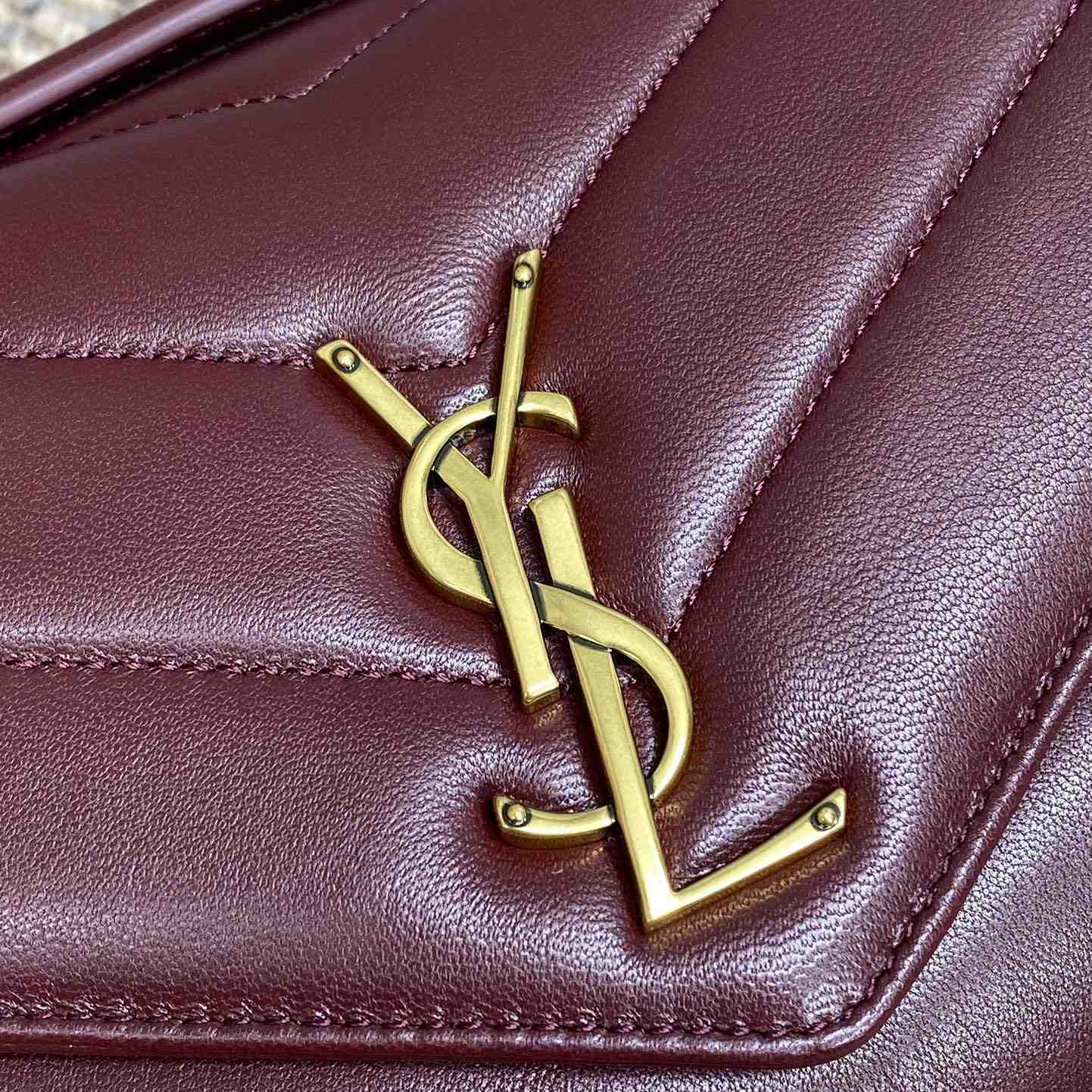 Saint Laurent Loulou Small In Matelasse Lambskin - 