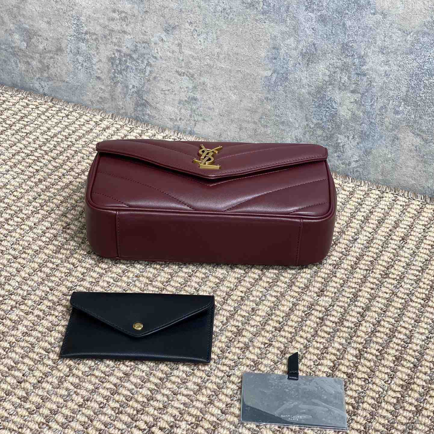 Saint Laurent Loulou Small In Matelasse Lambskin - 