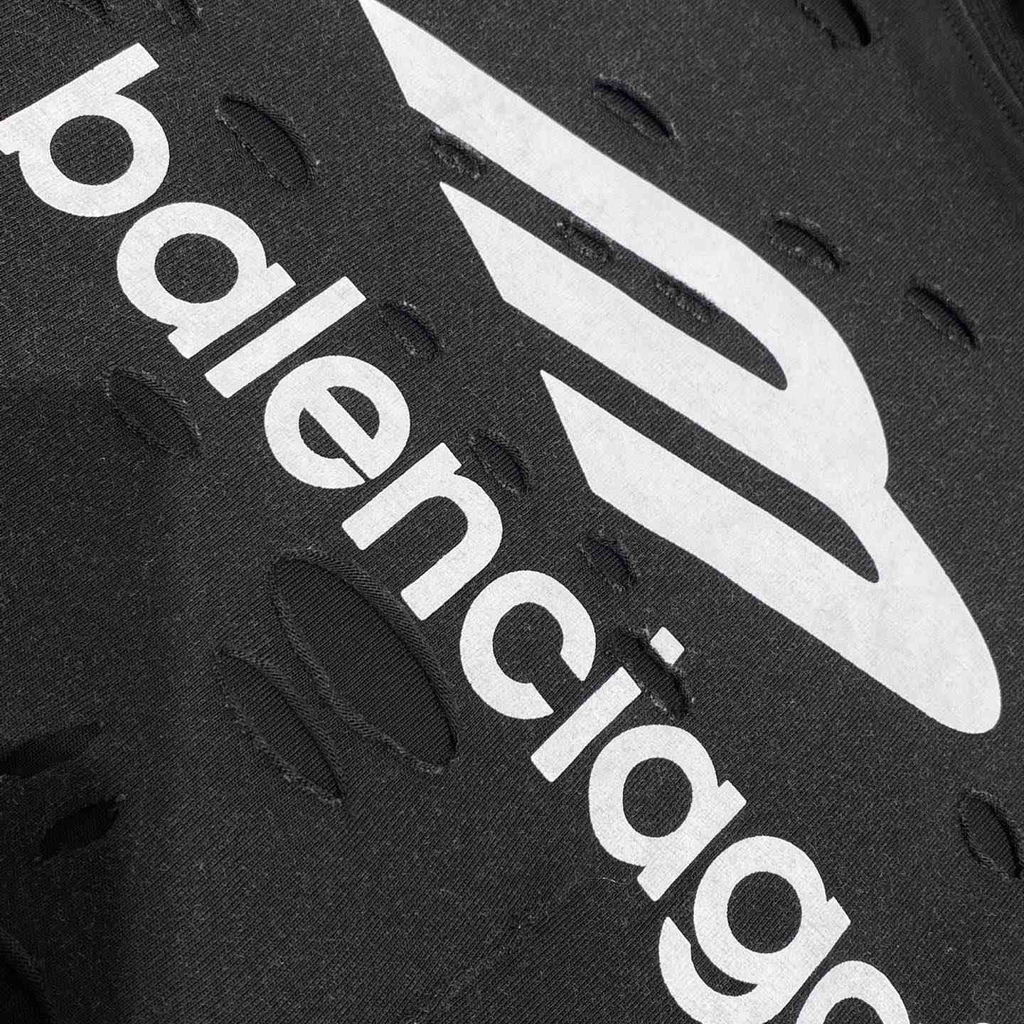 Balenciaga 3B Sport Icon Layered T-Shirt Medium Fit in black - DesignerGu