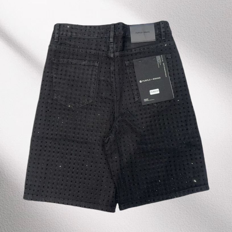 Purple-Brand Denim Shorts    6023 - 
