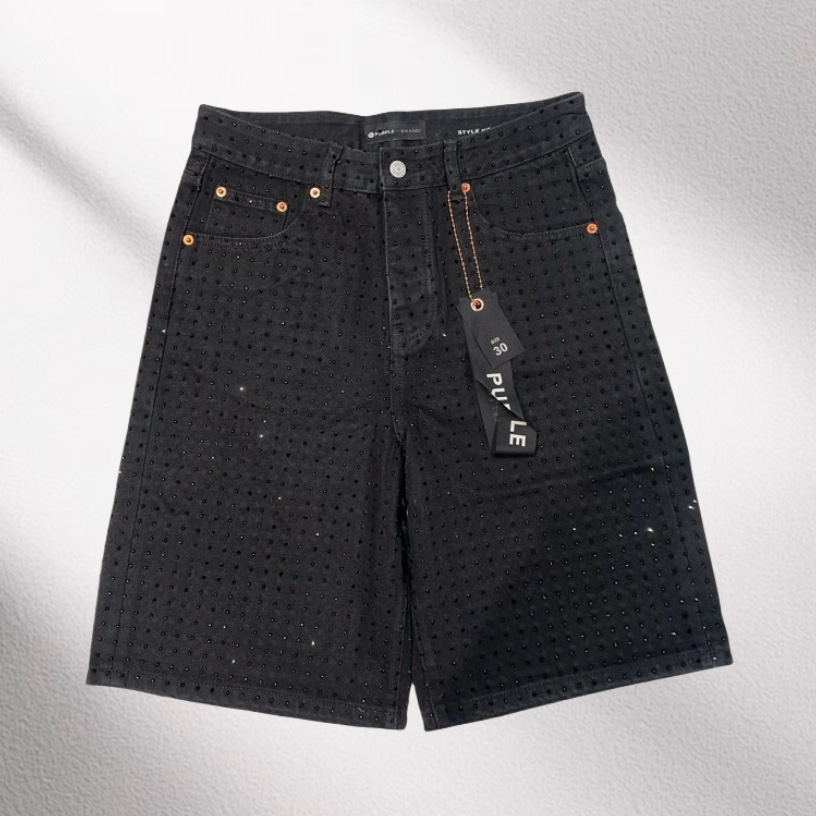 Purple-Brand Denim Shorts    6023 - 