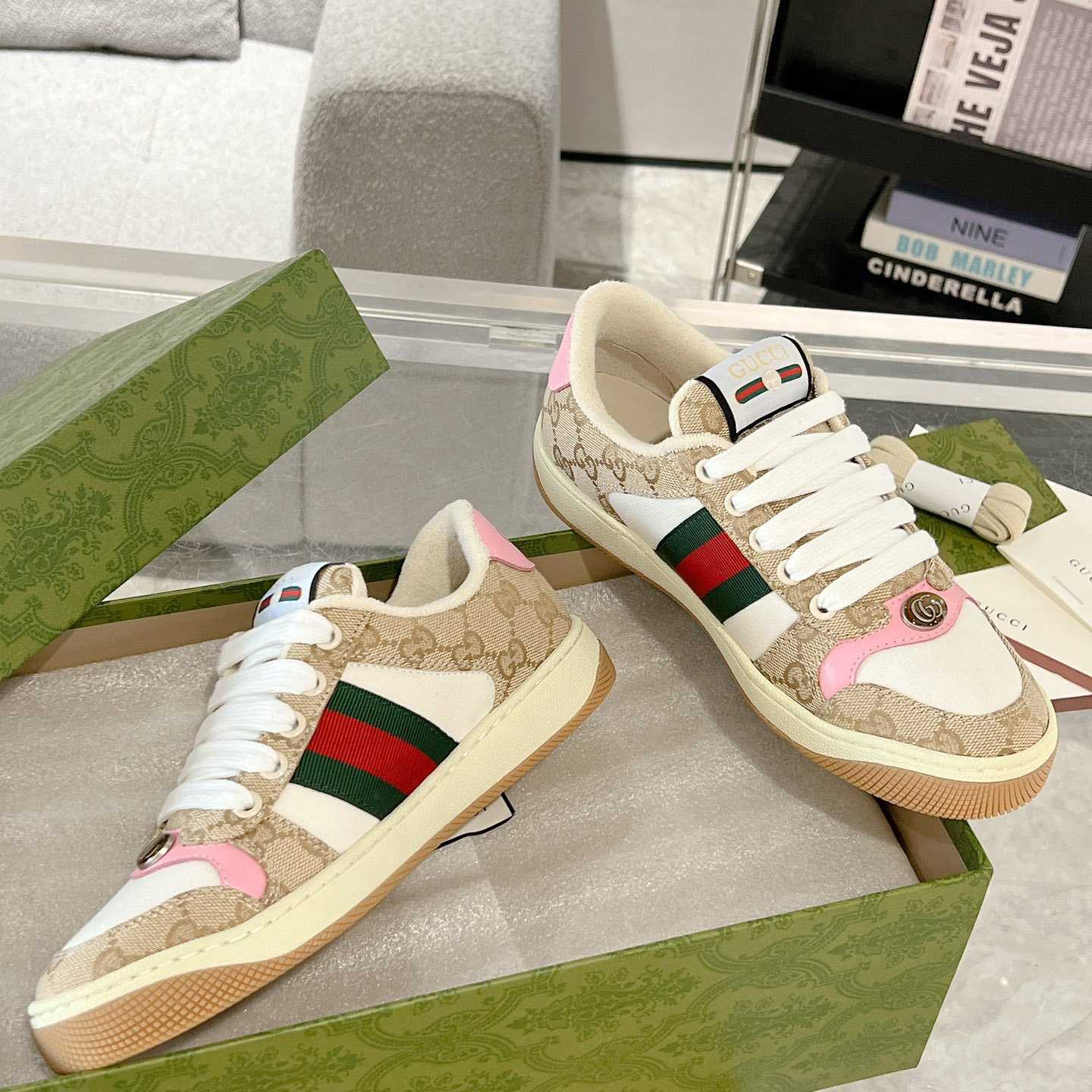 Gucci Women's Screener Sneaker  - 