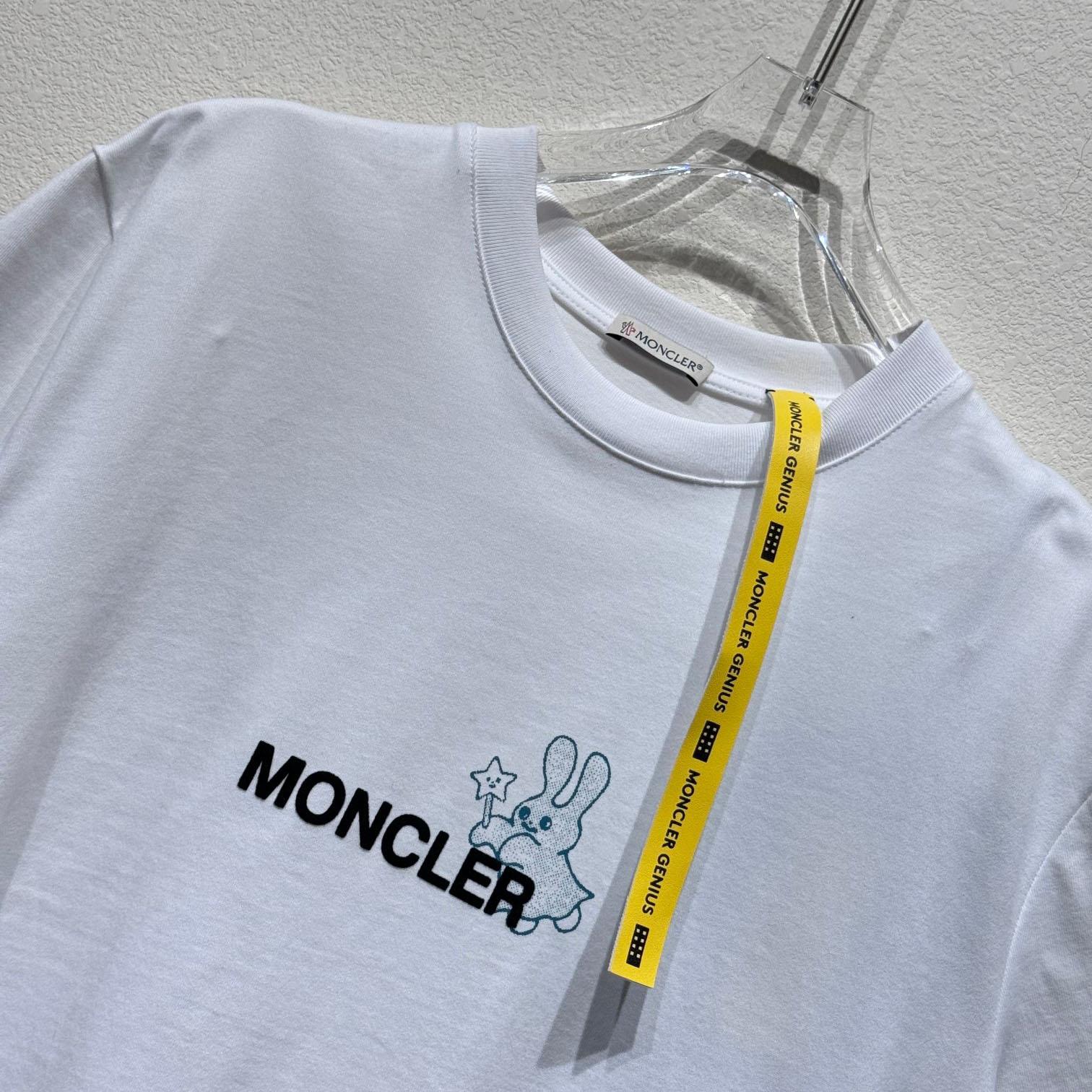 Moncler x FRGMT Cartoon Logo Cotton T-Shirt - 