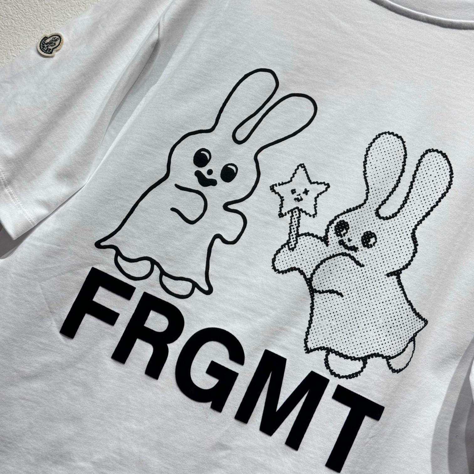 Moncler x FRGMT Cartoon Logo Cotton T-Shirt - 