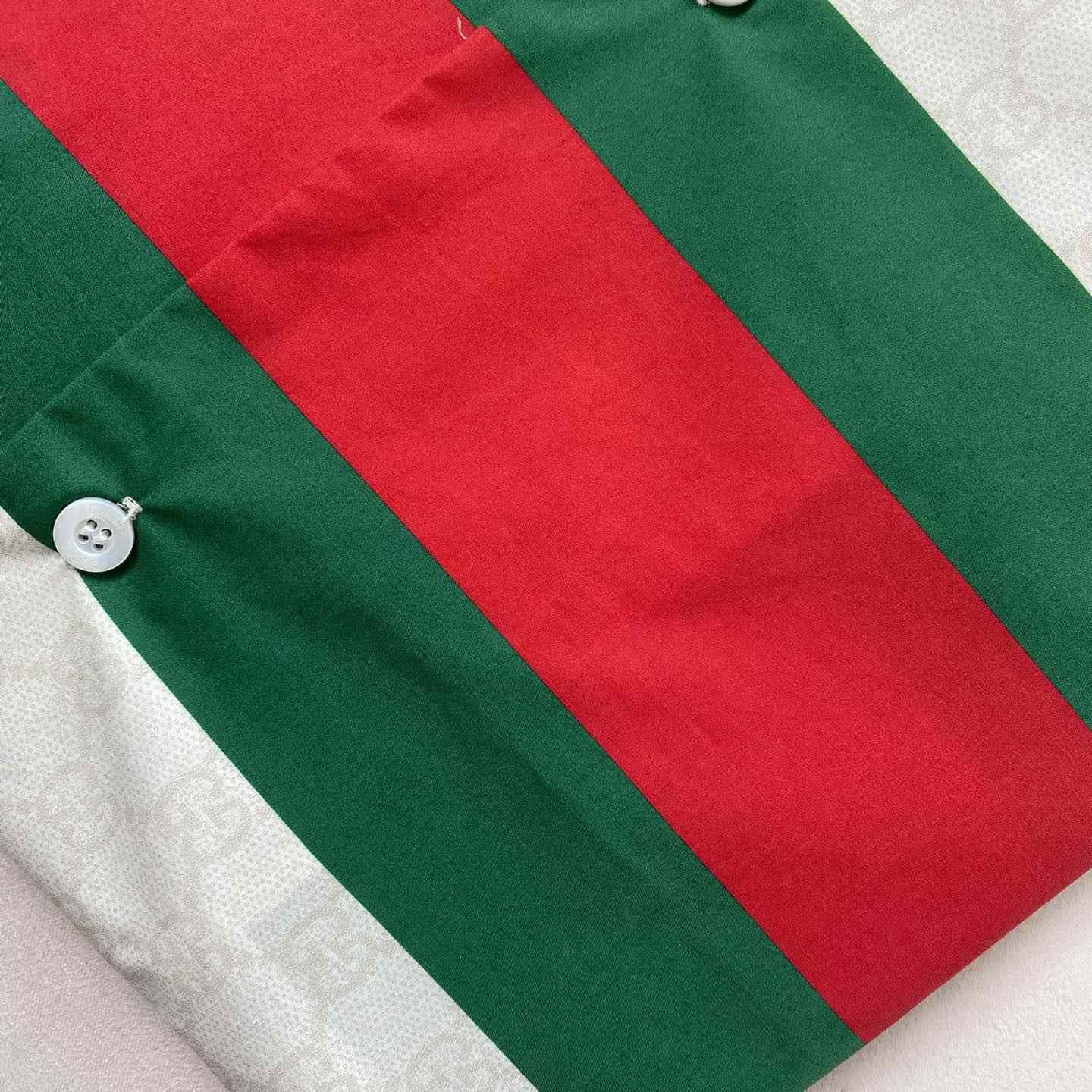 Gucci GG Web-print Cotton Shirt - 