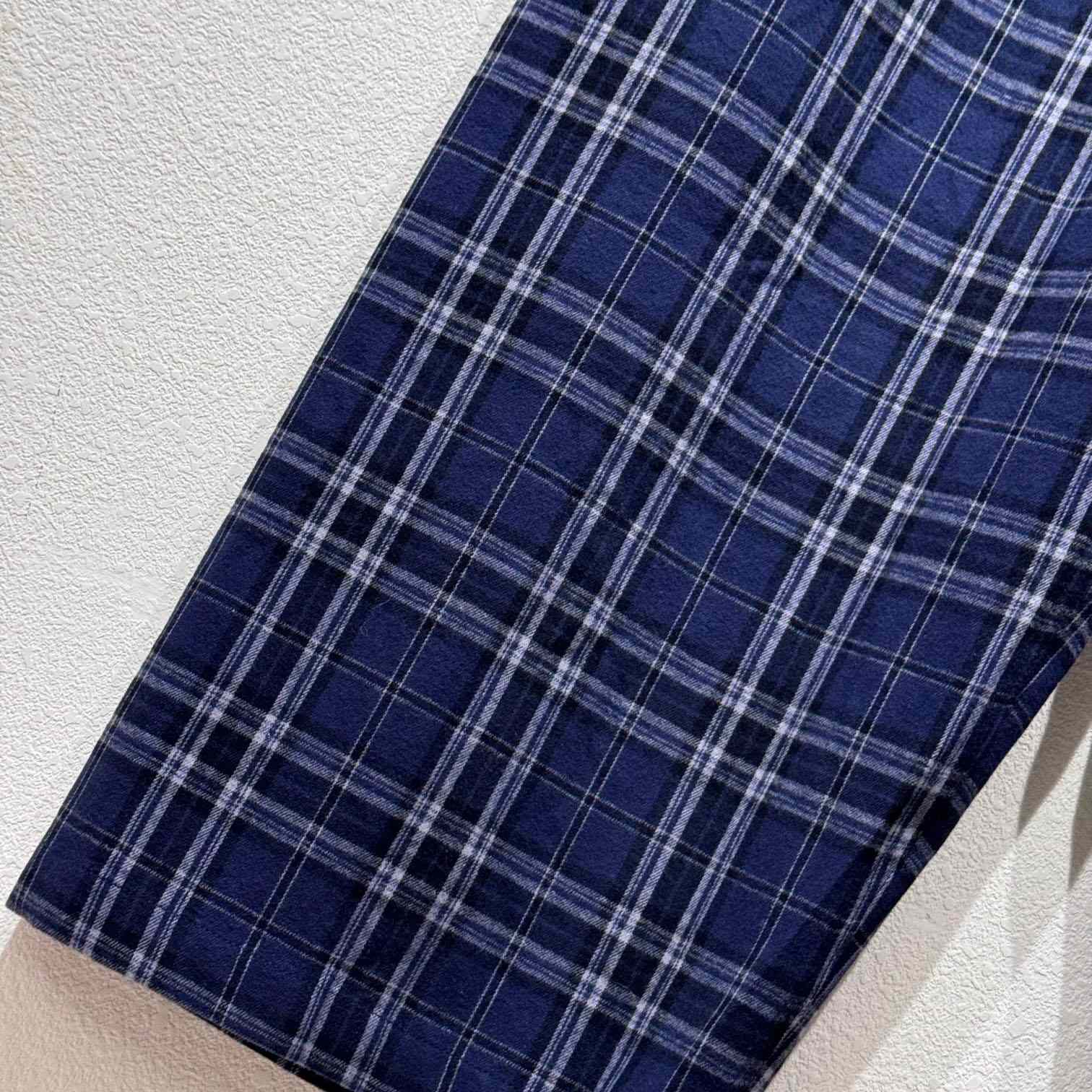 Balenciaga Plaid Casual Pants - 